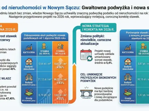 Podatek od nieruchomości 2026: Terminy, zmiany, uniknij kar!