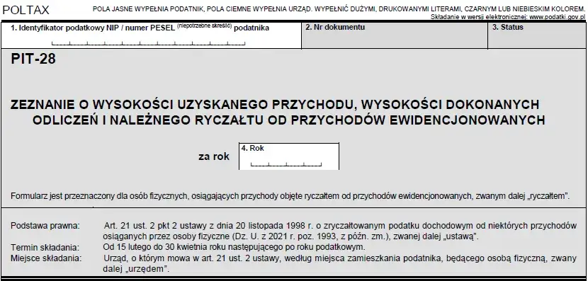 kalendarz terminów PIT najem prywatny 2026