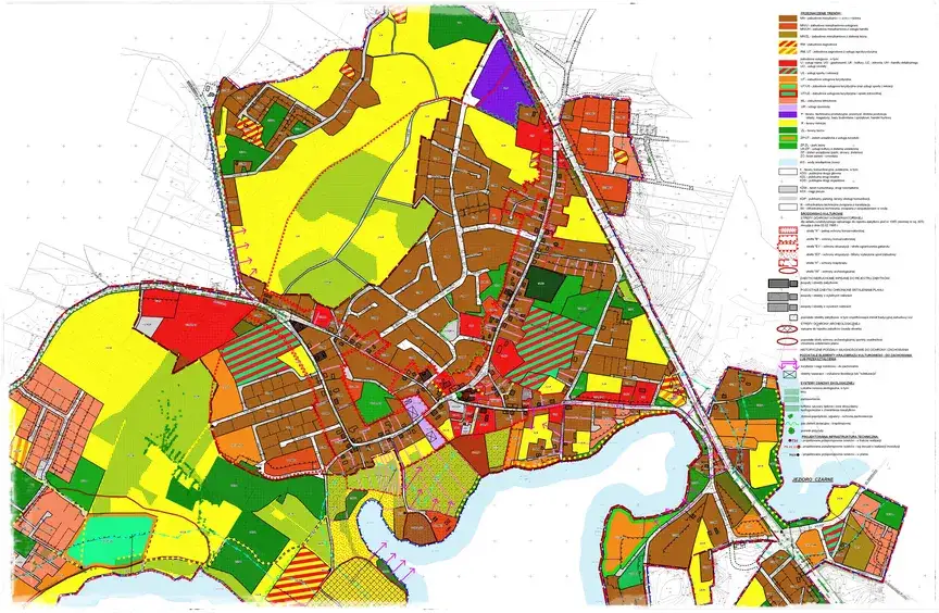 Miejscowy plan zagospodarowania przestrzennego mapa