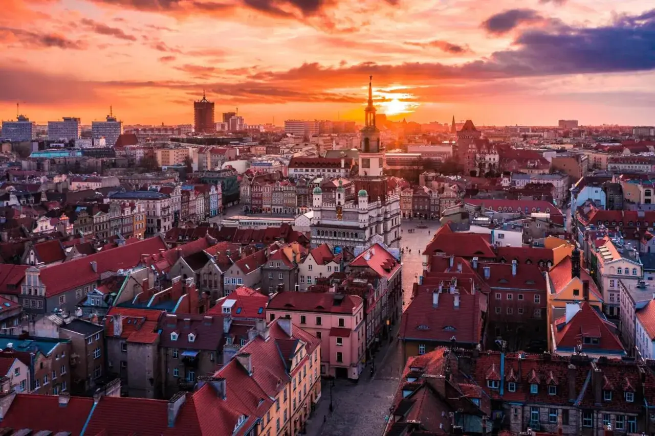 Poznań panorama miasta